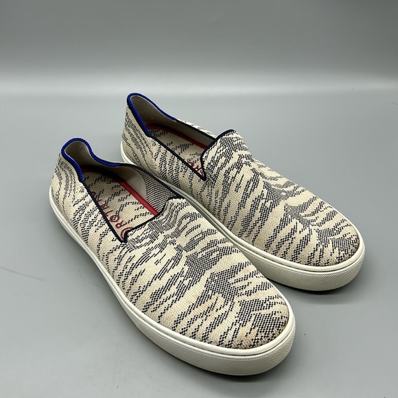 Rothy’s | Animal Zebra Print Sneakers - Picture 1 of 6